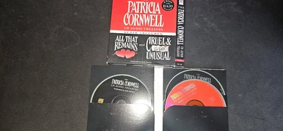 Patricia Cornwell Scarpetta All that Remains and Cruel Unusual AUDIO BOOK 5cd - Image 1 of 4