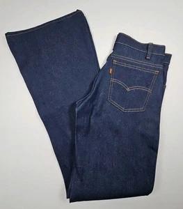 Vintage Levi’s Big Bell Bottoms 30x34 Mens Jeans 684 0217 Made in USA Never Worn - Picture 1 of 17
