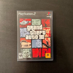 Grand Theft Auto III 3 PS2 Playstation 2 Complete CIB Rockstar Game - Picture 1 of 3