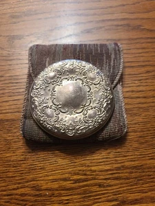 Towle Old Master Plata de Ley Redonda Cartera Espejo 3 1/4" Espejo de Bolsillo. Q7 - Imagen 1 de 6