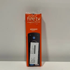 Control remoto por voz Amazon Alexa (3.ª generación) con controles de TV negro - Imagen 1 de 2