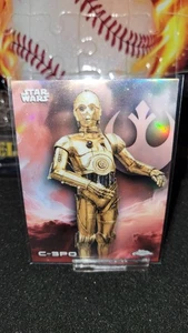 2025 TOPPS CHROME STAR WARS #13 REFRACTOR C-3PO - Picture 1 of 2