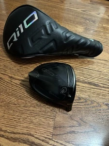 TaylorMade Qi10 10.5 Right (RH) Blackout HEAD ONLY + Headcovers - Picture 1 of 6