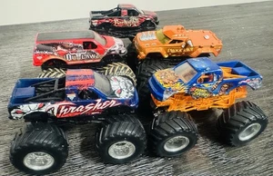 Hot Wheels 1/64 Monster Truck Lot Of 5 - Picture 1 of 24
