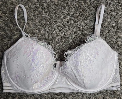 Sujetador vintage Victoria Secret 32D muy sexy forrado Demi push up acolchado con aros Foto 1 de 4