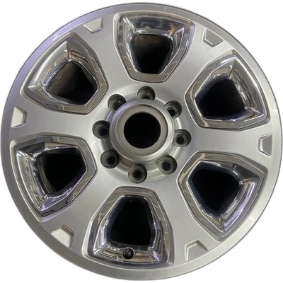 Dodge 20x8 2500 3500 roda prata aro OEM estoque de fábrica 2013-2018 - Imagem 1 de 4