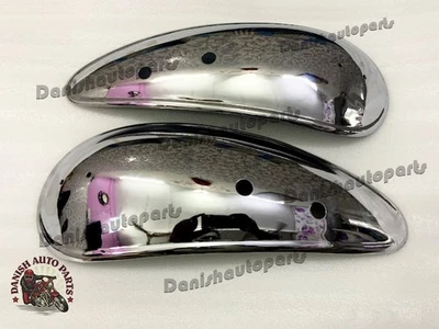 Juego de paneles de tanque de combustible de gasolina para AJS de 1960 y Matchless (cromo) Foto 1 de 2