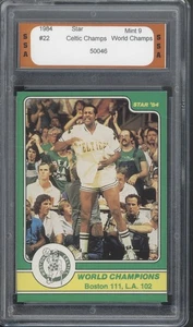 Star Celtic Champs 1984 #22 Campioni del Mondo Mint SSA 9 - Foto 1 di 2