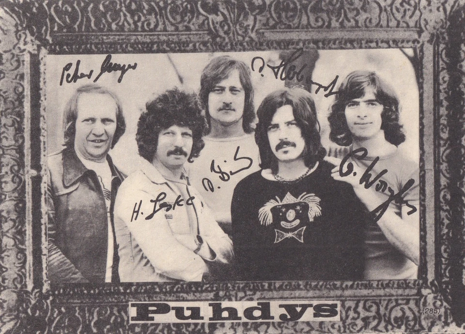 Autogramm - Puhdys - DDR-Karte - Bild 1 von 1