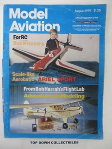 Revista Model Aviation agosto 1979 Adventures In Modeling, Bob Harrah - Imagen 1 de 2