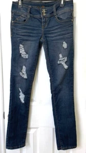 Premiere jeans women's size 5/6 distressed look low rise nice shape - Picture 1 of 5