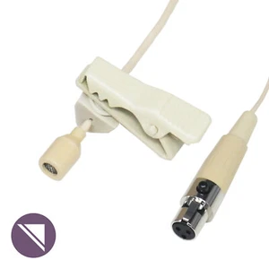 Omni Directional Lavalier Condenser Microphone with 4mm Capsule Beige - TA3F AKG - Bild 1 von 1