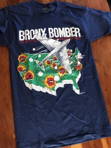 Vintage 80s Bronx Bombers New York Yankees World Series Champions T-Shirt Sz S Cover