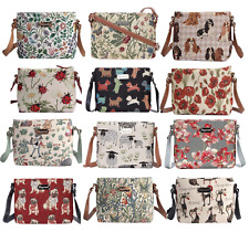Signare Tapestry Crossbody XB02 Handbag Wide Choice of Colours/Designs