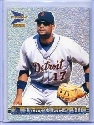 Prisma del Pacífico Tony Clark 2000 puntos de guijarros - 1 de 691 hecho - tigres Foto 1 de 2