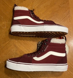 Women’s Vans Sneakers Filmore Hi Vansguard Suede Red / White Size 6.5 NEW - Picture 1 of 8