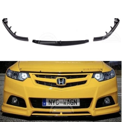 Splitter Front bumper Fangs Modulo for Acura TSX Honda Accord 8 Diffuser Spoiler - Image 1 of 4