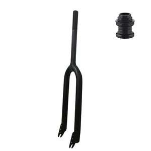 DONSP1986 1" Threaded 26" Rigid Fork 26*3.5" & Headset Tire Bike/ Bicycle Fork - Picture 1 of 10
