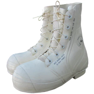 US Military Mickey Mouse/Bunny Boots Extreme Cold Vapor Barrier Boots White - Picture 1 of 12