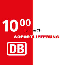 24/7 SOFORTLIEFERUNG 10€ DB Deutsche Bahn eCoupon Gutschein. Gute Fahrt!