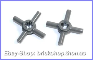 Lego 2 x Technic Achs Verbinder - 68888 - Connector Dark Bluish Gray NEU / NEW - Bild 1 von 1