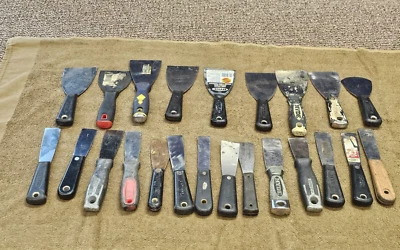 23 cuchillos de masilla Hyde cincel raspador de pintura cuchillo para paneles de yeso herramienta de 1" 1-1/2 3" Foto 1 de 4