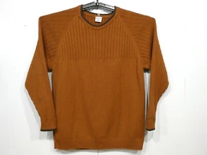 Columbia Men's Copper Brown Knit Sweater Size XXL Heavy Cotton - Picture 1 of 11