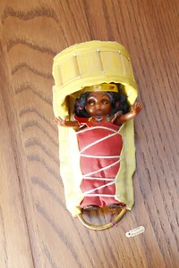 Apache Cradleboard Baby Puppe von Viola Seymore handgefertigt Indianer Indianer   - Bild 1 von 7
