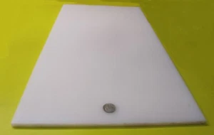 Tivar UHMW PE White Sheet .312" (5/16") Thick x 12" x 24" - Picture 1 of 11
