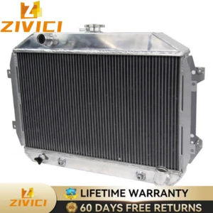For 1974-1975 Nissan Datsun 260Z L6 2.6L AT/MT 3Row Aluminum Radiator - Picture 1 of 7