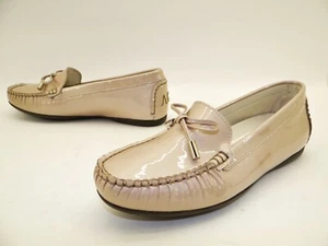 AGL Attilio Giusti Leombruni Loafer Slipper Mokassins Ballerinas Leder Beige 37