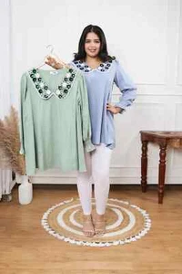 Camisa y top de manga larga para mujer ropa formal e informal - Imagen 1 de 9