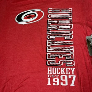 NHL North Carolina Hurricanes TShirt Med 42”x30” Cotton Poly Mix NWT - Picture 1 of 16