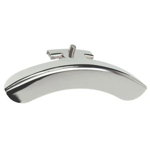 New Banjo Armrests Gibson-Style Single 1-Leg Brass 1930's Vintage Style - NICKEL - Picture 1 of 1