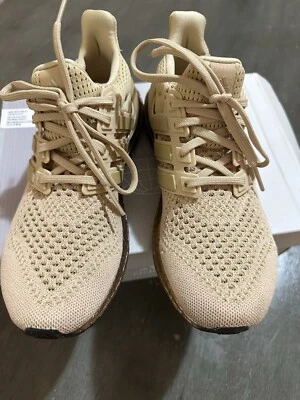 Women’s Adidas ultraboost 1.0 Beige With Rose Gold Metallic Size 7 CUTE SEXY - Image 1 of 4