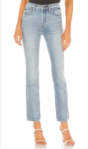 RE/DONE Revolve Double Needle Long Comfort Stretch Jeans Mid 80's Gr. 30 Neu mit Etikett - Bild 1 von 8