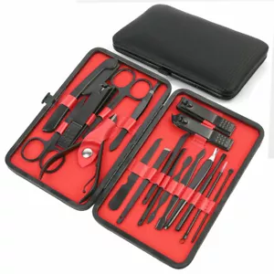 Women Men Manicure Pedicure Set Finger Toe Nail Scissors Clippers Grooming Kit - Picture 1 of 6