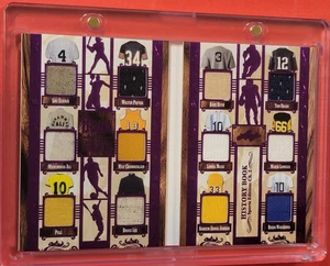 Babe Ruth BAT Card #7/8 Tom Brady JERSEY Messi GEHRIG Pele BRUCE LEE Ali WILT 12 - Picture 1 of 6