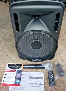ALTAVOZ FIESTA RECARGABLE BLUETOOTH BEFREE SOUND BFS-4435 12" + LUCES + MICRÓFONO!!! - Imagen 1 de 5