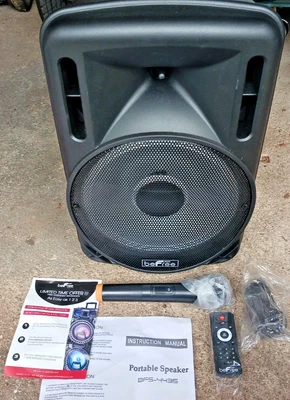 ALTAVOZ FIESTA RECARGABLE BLUETOOTH BEFREE SOUND BFS-4435 12" + LUCES + MICRÓFONO!!! Foto 1 de 4