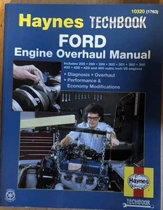 Manual de reparación de taller de revisión de motor Ford Haynes Techbook 10320 - 1991 V8 - Imagen 1 de 2