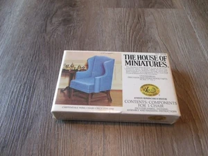 HOUSE OF MINIATURES XACTO CHIPPENDALE WING CHAIR DOLLHOUSE  FURNITURE SEALED - Picture 1 of 1