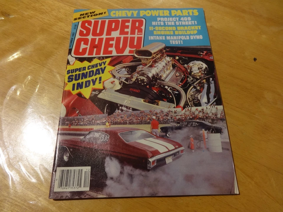 SUPER CHEVY VINTAGE CAR MAGAZINE CHEVROLET  1983 DECEMBER - Image 1 of 1