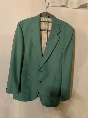 De Colección Harts Schaffner & Marx Hombres Azul Traje Blazer Abrigo Deportivo OSO DORADO Botones Foto 1 de 4