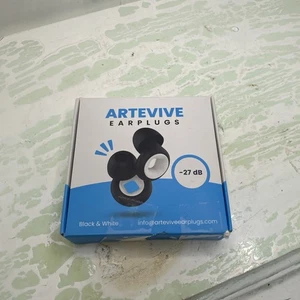 Artevive Gehörschutzstöpsel Motorrad.Ohrstöpsel für Schlafgeräusche Einheitsgröße, schwarz/weiß - Bild 1 von 2