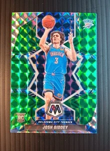 Josh Giddey 2021-22 Panini Mosaic ROOKIE Green #210 Oklahoma City Thunder RC - Picture 1 of 2
