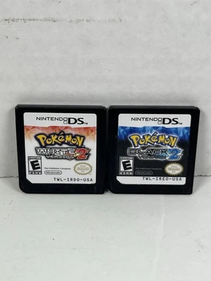 Pokémon Black Version 2, White Version 2 Nintendo DS Bundle - AUTHENTIC - TESTED - Image 1 of 3