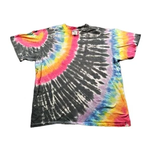 VINTAGE 80s 90s Tie Dye All Over Print T-shirt Single-Stitch XL FAST SHIPPING  - Picture 1 of 8