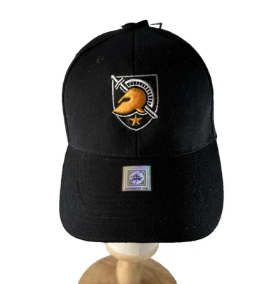 City Hunter USA Ejército Negro Bordado Ajustable Sombrero NUEVO Foto 1 de 4