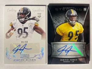 2013 National Treasures JARVIS JONES Rookie Auto /99 + 2013 Bowman Sterling Auto - Bild 1 von 5